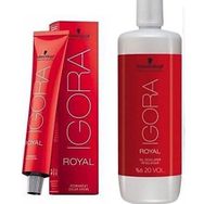Igora Royal 9,5-49 Transparan Saç Boyası 2 Adet Saç Boyası + 1 lt Oksidan