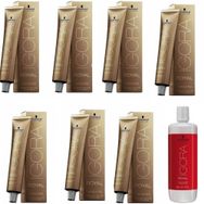 Igora Royal Absolutes 7-140 Kumral Kül Bej 7 Adet Saç Boyası + 1 lt Oksidan
