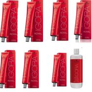 Igora Royal Raw Essentials 5-16 Açık Kahve Cendré Çikolata 7 Adet Saç Boyası + 1 lt Oksidan