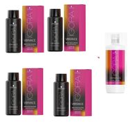 Igora Vibrance 6-63 Koyu Kumral Çikolata Mat x4 Saç Boyası + 1 L Oksidan