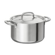 IKEA 365+ Paslanmaz Çelik 5 lt Çelik Tencere
