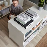 IKEA 40474761 Beyaz Ofis Dolabı