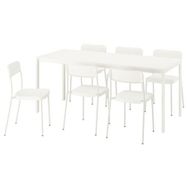 IKEA 59589960 Beyaz Yemek Masası Takımı