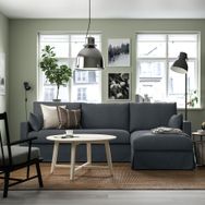IKEA 79514964 3'lü Gri Kanepe