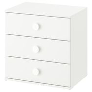 IKEA 80598095 Godishus Beyaz Çocuk Şifonyeri