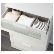 IKEA Brımnes Beyaz 78x124 cm 4 Çekmeceli Şifonyer
