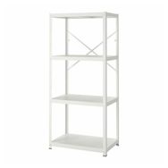 IKEA Bror Siyah 85x55x190 cm Raf Ünitesi