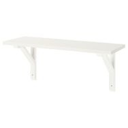 IKEA Burhult Beyaz 59x20 cm Duvar Rafı