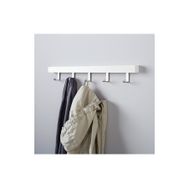 IKEA Duvar Askısı 5 Kancalı 60x4x8 cm Kapı Askısı Askılık Ahşap Beyaz Renk Portmanto