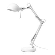 IKEA Forsa Beyaz Çalışma Lambası