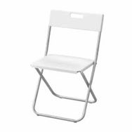 IKEA Gunde Beyaz Katlanabilir Sandalye