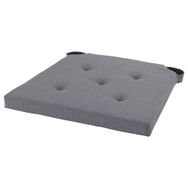 IKEA Justina 35/42x40x4 cm Gri Sandalye Minderi
