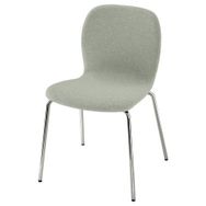 IKEA Karlpetter/Sefast Gunnared Açık Yeşil-Krom Kaplama Döşemeli Sandalye