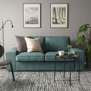 IKEA Kivik Kelinge Gri-Turkuaz 2'li Kanepe