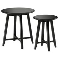 IKEA Kragsta Siyah Sehpa Seti