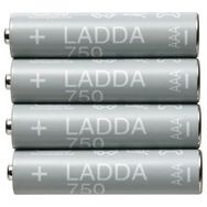 IKEA Ladda Beyaz HR03 AAA 1.2V Şarj Edilebilir Pil
