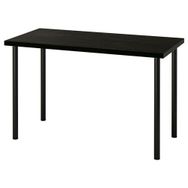 IKEA LAGKAPTEN/ADILS çalışma masası, venge-siyah, 120x60 cm