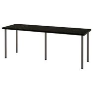 IKEA Lagkapten/Adils Venge-Koyu Gri 200x60 cm Çalışma Masası