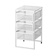 IKEA Lennart Beyaz Keson Tekerlekli 3 Çekmeceli Dolap