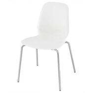 IKEA Lidas/Sefast Beyaz-Krom Kaplama Sandalye