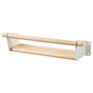 IKEA Nereby 40x10 cm Huş Beyaz Duvar Rafı