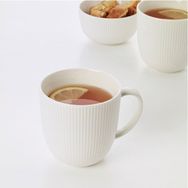 IKEA Ofantlıgt 9 cm Beyaz 6x310 ml Kupa Feldispat Porselen Fincan