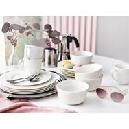 IKEA Ofantligt Beyaz Modern Klasik Set Feldispat 24 Parça Porselen Yemek Takımı