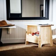 IKEA Perjohan Çam Ahşap Tabure
