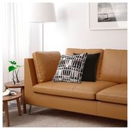 IKEA Stockholm 3'lü Deri Seglora Natürel Kanepe