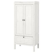 IKEA Sundvik Beyaz 80x50x171 cm Çocuk Gardırobu