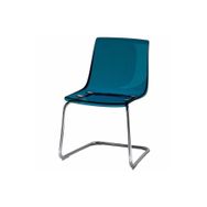 IKEA Tobıas Mavi Krom Kaplama Sandalye