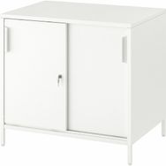 IKEA Trotten 80x75 cm Beyaz Ofis Dolabı