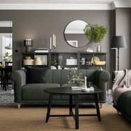 IKEA Viskafors Lejde Gri-Yeşil 2'li Kanepe