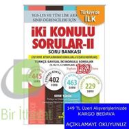 İki Konulu Sorular - 2 Soru Bankası - Sefer Yürük