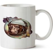 İki Tarafı Baskılı Astronot Maymun.png Kupa