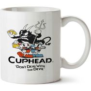 Iki Tarafı Baskılı Cuphead - Don't Dealwith The Devil Kupa Bardak