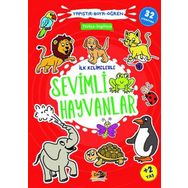 İlk Kelimelerle Sevimli Hayvanlar - Yapıştır Boya Öğren - Cik Cik Yayınları
