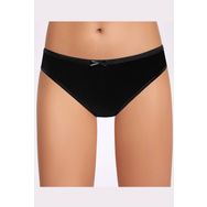 İlke İç Giyim Fiyonklu Siyah Bikini 3 Adet Kadın Külot