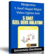 İlköğretim 1.Sınıf Hayat Bilgisi Görüntülü Eğitim Seti Enine Boyuna Eğitim
