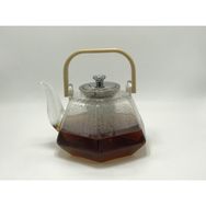 Ily Lüx Borosilikat Bambu Saplı 1500 ml Özel Tasarım Demlik