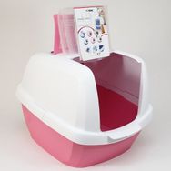Imac Maddy Junior Pembe 57x43x41 cm Üstü Açılabilen Kapalı Kedi Tuvaleti