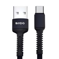 Imeng 3 A USB-A to Type-C Pro Braided Örgülü Siyah Data ve Hızlı Şarj Kablosu