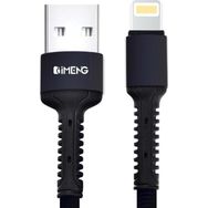 Imeng Apple iPhone 8 3A USB A To Lightning Pro Braided Siyah Data ve Hızlı Şarj Kablosu