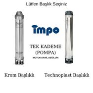 İmpo 4 SK 401/19 0.75 Hp Tek Dalgıç Pompa