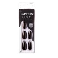 İmpress Color All Black Medium Kendinden Yapışkanlı Takma Tırnak