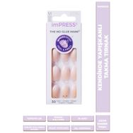 Impress Kendinden Yapışkanlı Takma Tırnak Uzun Ombre Taşlı