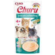 Inaba Ciao Churu Cream Tavuklu ve Yengeçli 4x14 gr Krema Kedi Ödülü