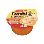 Inaba Ciao Dashi Delights Tavuklu Ton ve Somon Balıklı 70 gr Kedi Çorbası