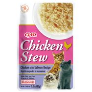İnaba ve Ciao 40 gr Chicken Stew Tavuk Güveçli ve Somonlu Pate Kedi Yaş Maması