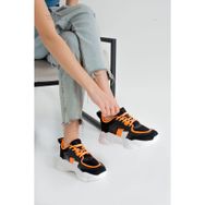 İnan Ayakkabı Y1105 Siyah Turuncu Kadın Sneaker